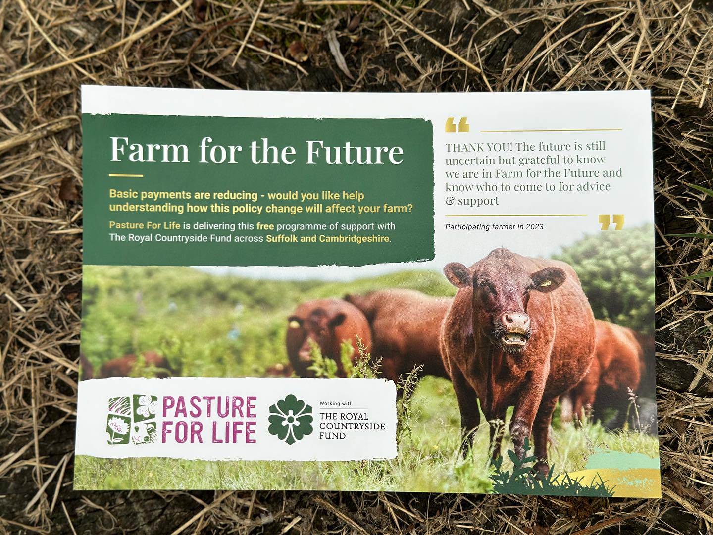 PfL Launches Farm for the Future programme